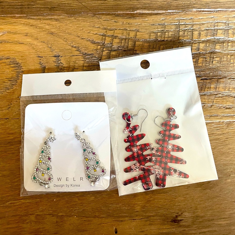 Christmas earrings